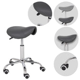 --Saddle stool LOFI, Comfy Base k521 grey-