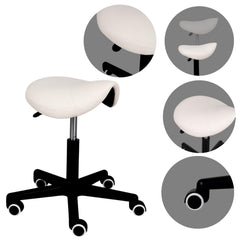 --Saddle stool LUMO, Comfy Base k501 white-