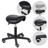 --Saddle stool LUMO, Comfy Base k515 quilted black-