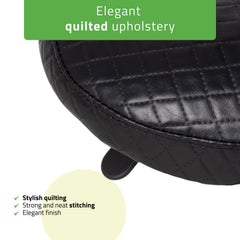-2-Saddle stool LUMO, Comfy Base k515 quilted black-2