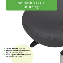 -2-Saddle stool Lila, PVC k521 grey-2