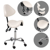 --Saddle stool Sola, Comfy Base k501 white-