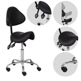 --Saddle stool Sola, Comfy Base k515 black-
