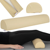 --Semi Round Bolster 60x15x10 - K533 Beige-
