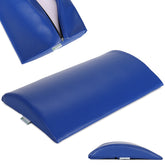 --Semi Round Bolster Lumbar 40x25x5 Hard K012 Navy Blue-
