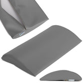 --Semi Round Bolster Lumbar 40x25x5 Hard k722 Gray-