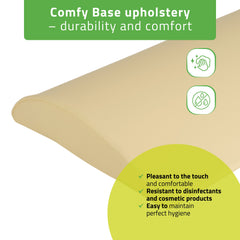 -3-Semi Round Bolster Lumbar 40x25x5 K533 Beige-3
