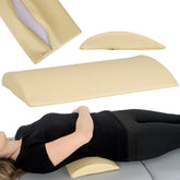 --Semi Round Bolster Lumbar 40x25x5 K533 Beige-
