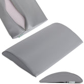 --Semi Round Bolster Lumbar 40x25x5 Soft K029 Grey-