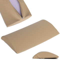 --Semi Round Bolster Lumbar 40x25x5 Soft K607 Moco Beige-