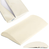 --Semi Round Bolster Lumbar 40x25x5 Soft k707 ivory-