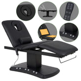 --Serenity ERGO 4 electric heated beauty bed for massage and SPA treatments Satin Comfort k715 Black-
