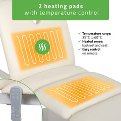 -2-Serenity PRO 4 electric heated beauty bed for massage and SPA treatments-2