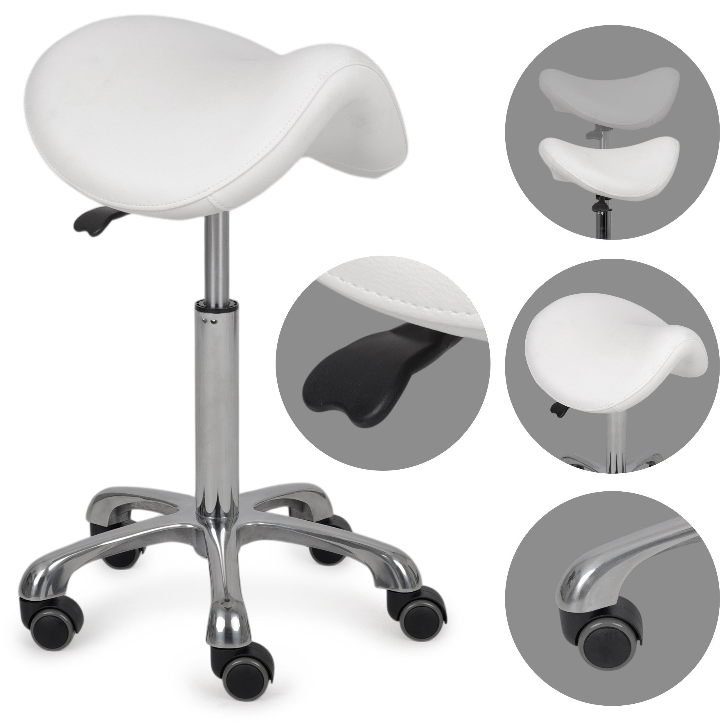 --Stool Alma So Skin K401 White-
