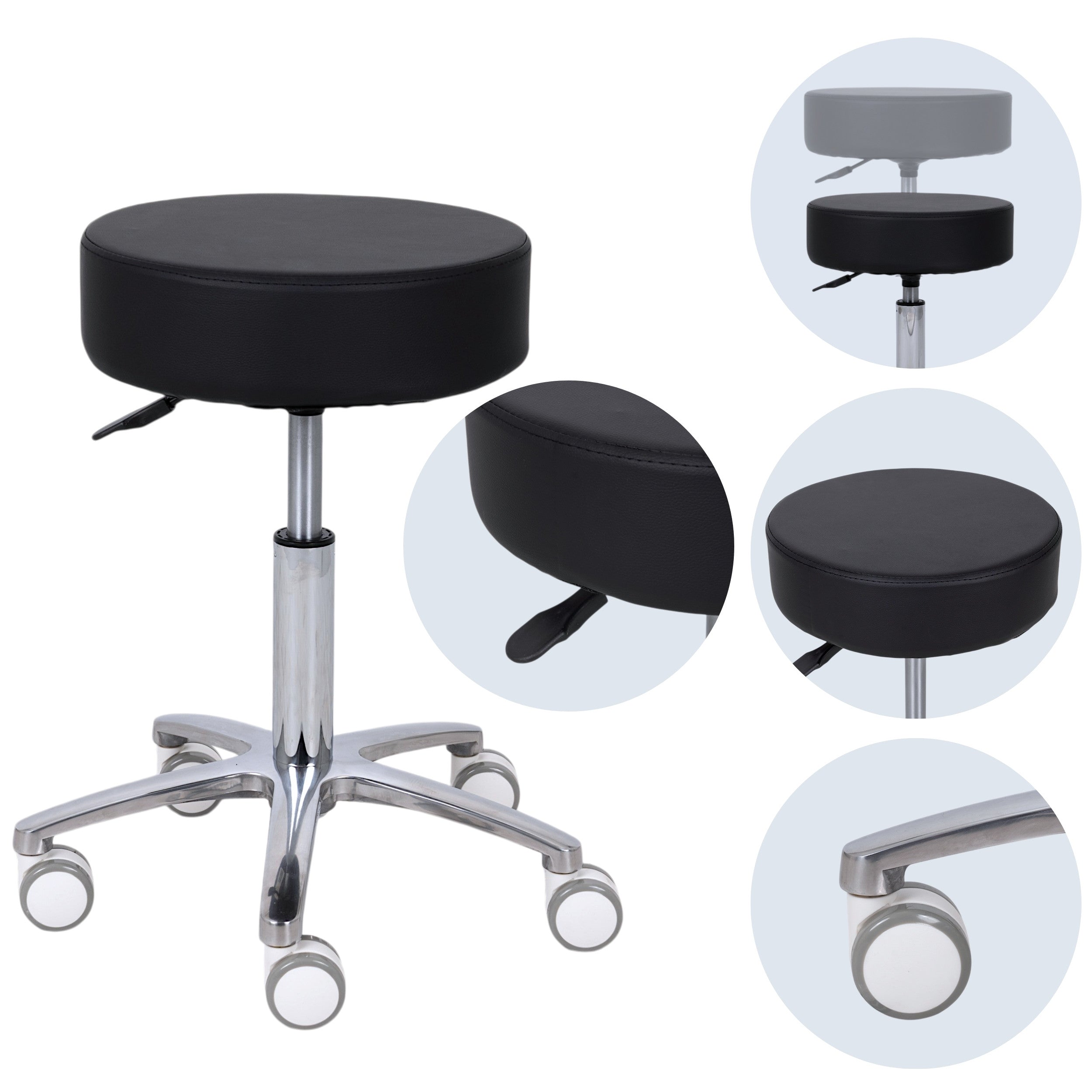 --Stool Mobi, Comfy Base k515 black-