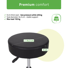 -1-Stool TIMO, Comfy Base k515 black-1