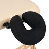 --Terry face rest cover black-