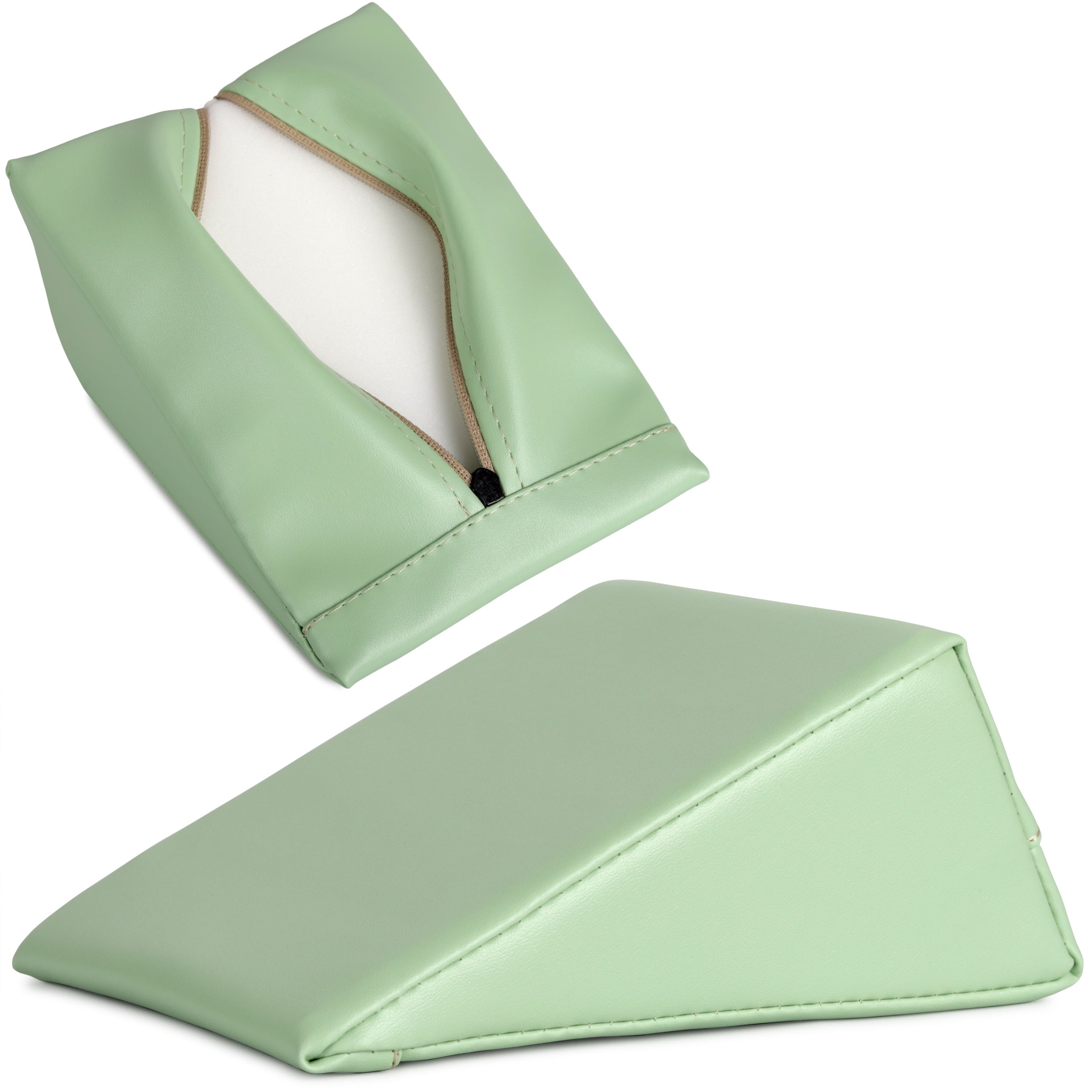 --Wedge Bolster 20x15x10 K022 Green-