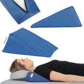 --Wedge Bolster 20x15x10 - K512 blue-