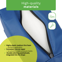 -2-Wedge Bolster 20x15x10 - K512 blue-2