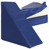 --Wedge Bolster 30x15x30 K012 Navy Blue-
