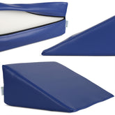 --Wedge Bolster 30x40x16 K012 Navy Blue-