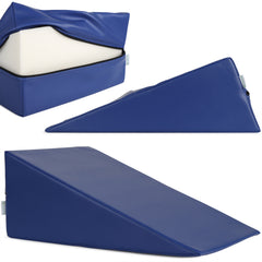 --Wedge Bolster 50x35x20 K012 Navy Blue-