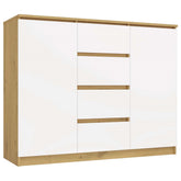 1-Komoda Malwa 2D4S 120 DĄB ARTISAN BIEL-1