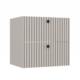 WASHBASIN CABINET TIGO 60 2S CASHMERE 2 DRAWERS GROOVED FRONT WALL-MOUNTED