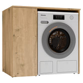 Washing Machine Cabinet with Door Cabinet POLA NP 1D OAK ARTISAN