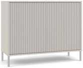 1-Komoda KAMARO 2D SLIM KASZMIR Lamele Front Ryflowany-1