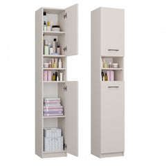 1-Szafka Łazienkowa Słupek 32 cm MARBELA 1.0 Regał Słupek 2 Drzwi KASZMIR BEŻ-1