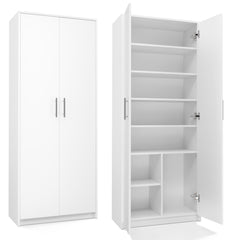 1-Regał Oliv 2D BIAŁY-1