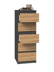 2-Komoda Malwa W5 ANTRACYT ARTISAN-2