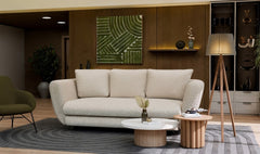 2-SOFA SARIS BEŻOWY NOGA CZARNA-2