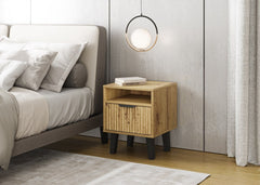 2-Szafka nocna Scandi 1S SLIM DĄB ARTISAN-2