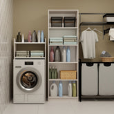 Bathroom Cabinet NINA NP CASHMERE for Washing Machine Shelf Column 2 Shelves for Bathroom