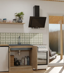Mueble bajo de cocina KATIA D-80 ROBLE SONOMA