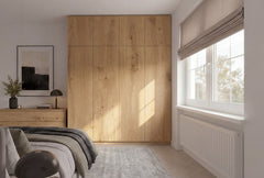 Wardrobe with Top Section SD-90 Doors Shelves OAK ARTISAN For Dressing Room Bedroom Office