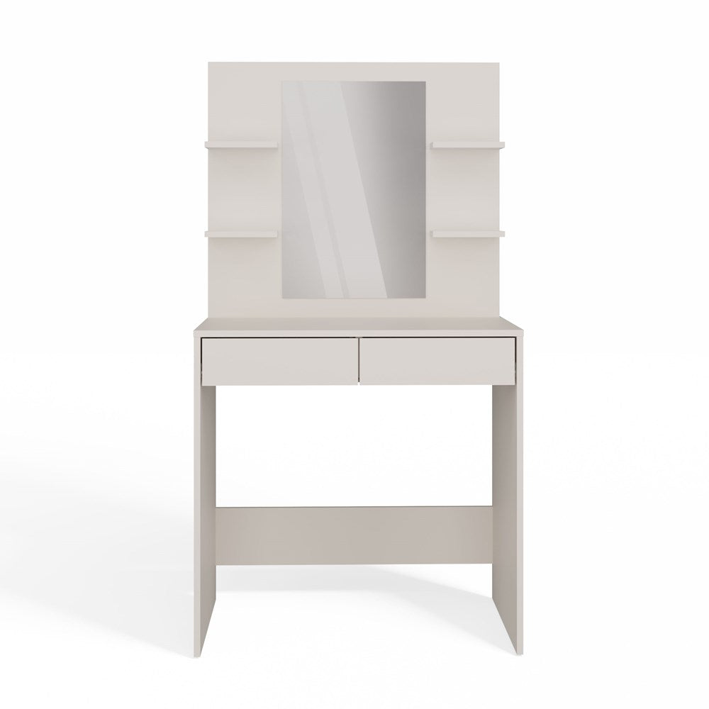 7-Toaletka Kosmetyczna z Lustrem Do Makijażu MARINA 4P + Biurko 2S KASZMIR-7