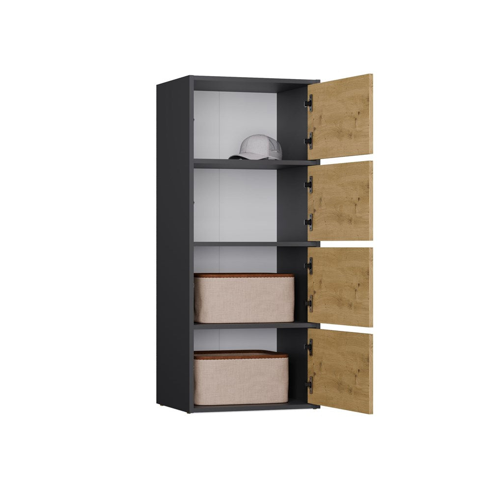 9-Komoda ALMA ANTRACYT DĄB ARTISAN-9