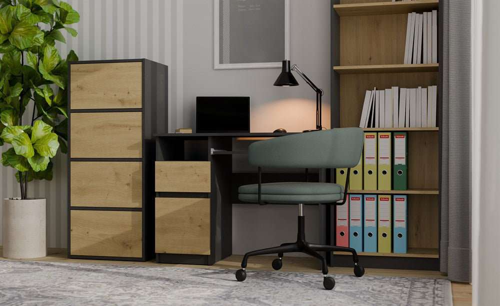 5-Komoda ALMA ANTRACYT DĄB ARTISAN-5