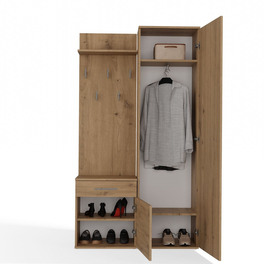8-Garderoba DUO DĄB ARTISAN-8