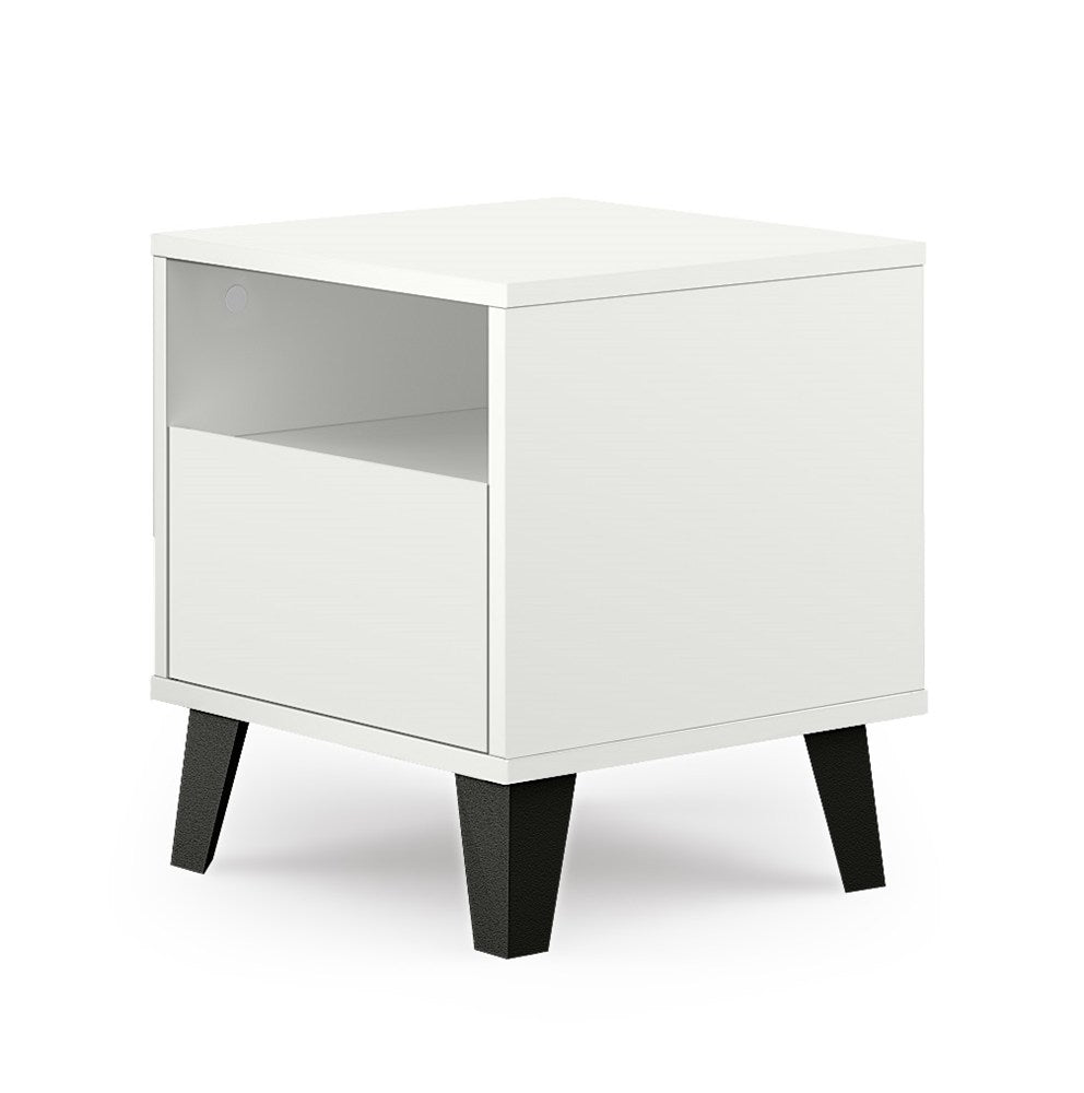 Mesa de Cabeceira Escandinava 1G BRANCA