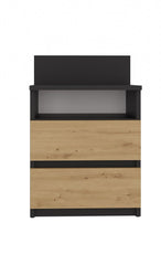 Nightstand Malwa M1 ANTHRACITE ARTISAN