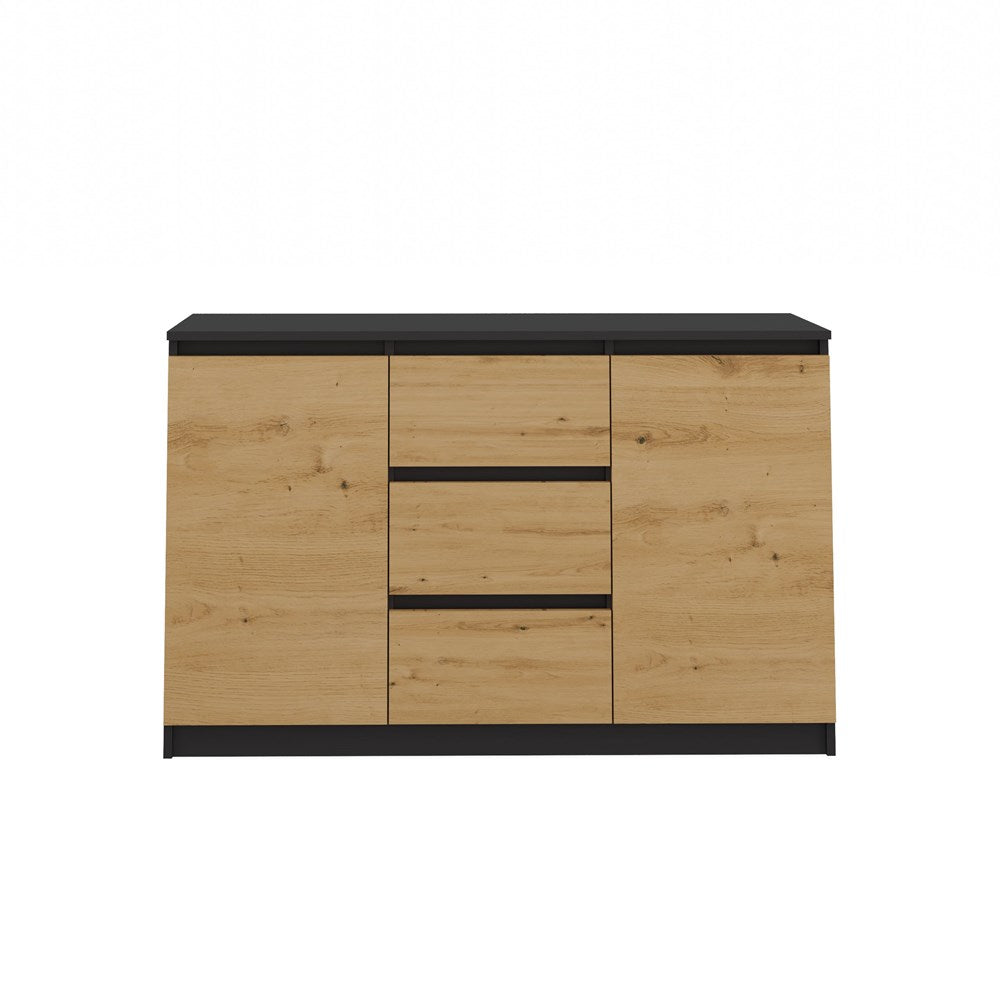 5-Komoda Malwa 2D3S ANTRACYT DĄB ARTISAN-5