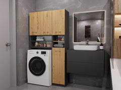 3-Zestaw łazienkowy MARPOL ANTRACYT DĄB ARTISAN-3