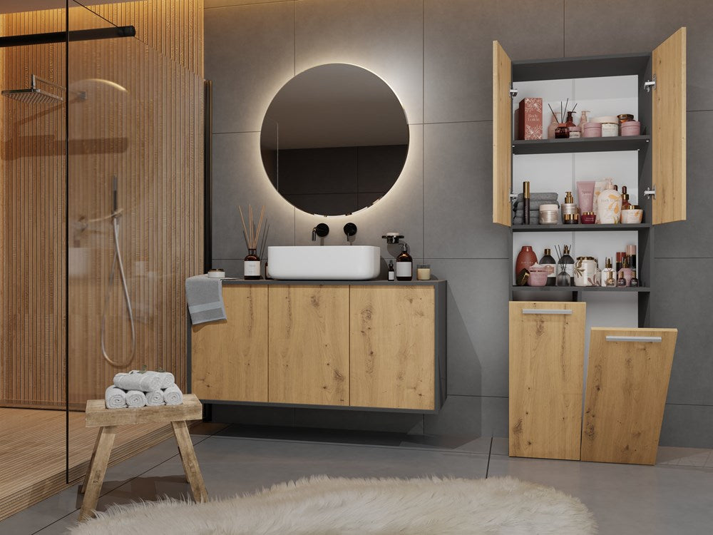 5-Słupek łazienkowy Nel 2K/DK ANTRACYT ARTISAN-5