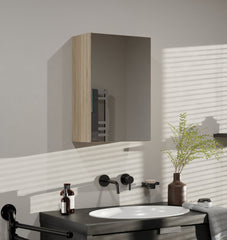 4-Szafka Łazienkowa Wisząca POLA 1DL DĄB SONOMA-4