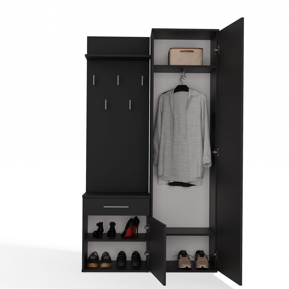 4-Garderoba DUO CZARNY-4